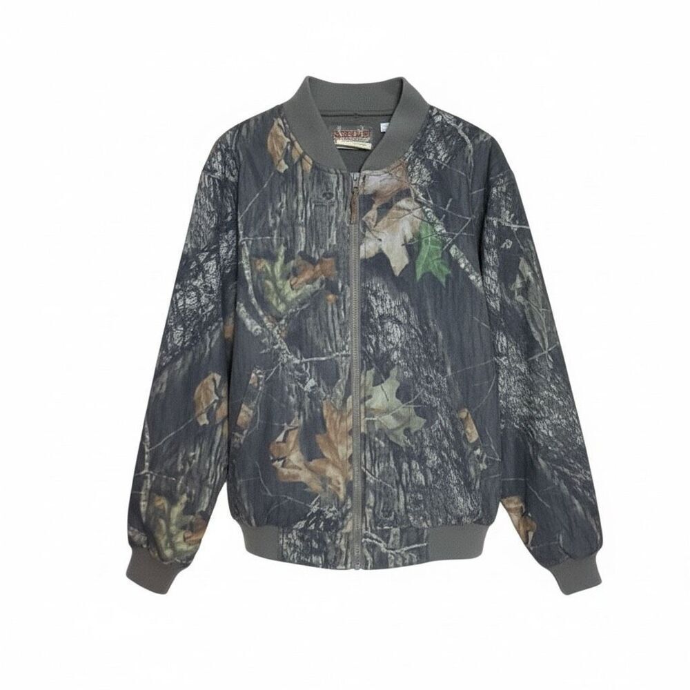 Scent-Lok Full Zip Collared Long Sleeve Hunting Bomber Jacket Multicolor Size XL